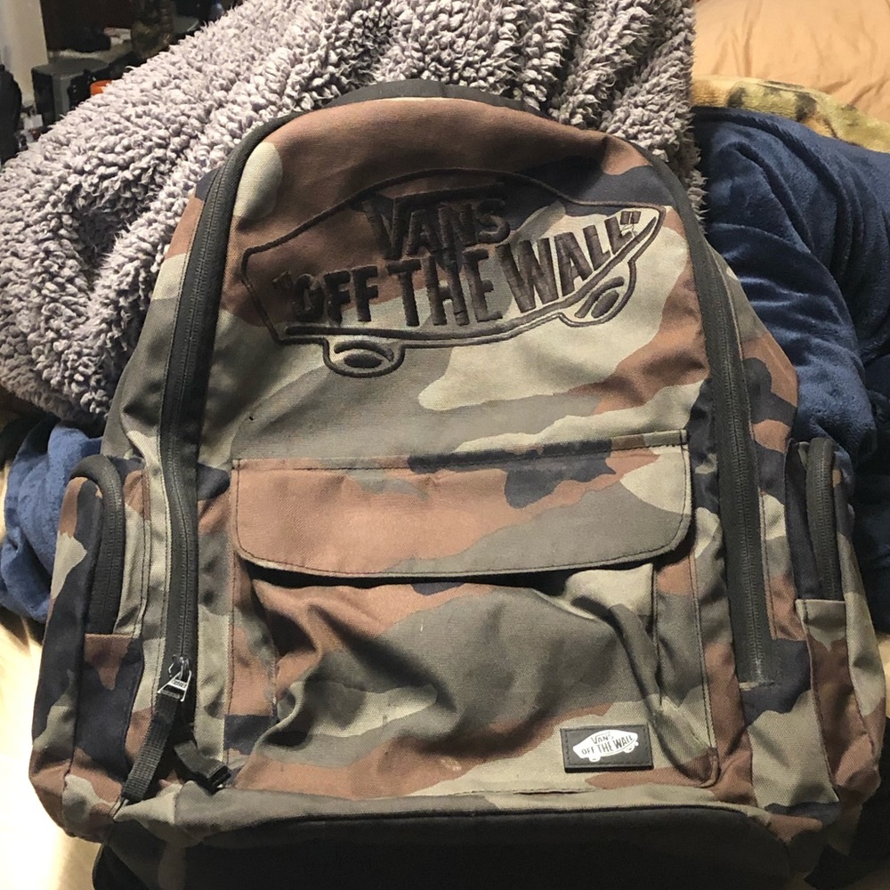 Classic camo vans backpack